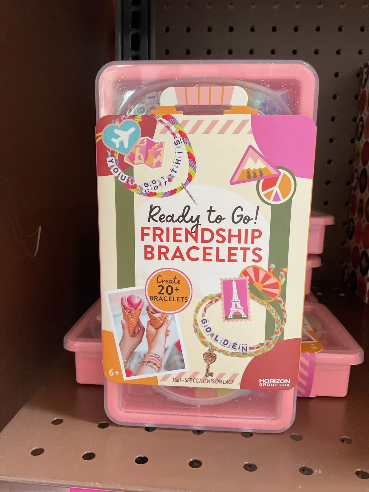 Ready To Go! Friendship Bracelets Kit - Pink Box 1