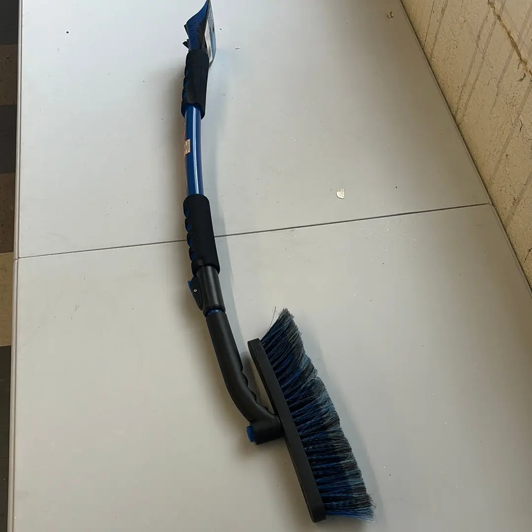 Extendable Snow Brush Ice Scraper - Blue 1