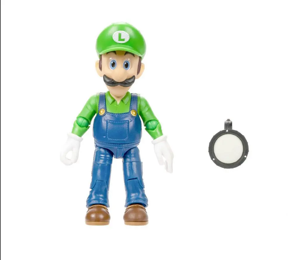 Nintendo The Super Mario Bros. Movie Luigi Figure With Flashlight Accessory 1