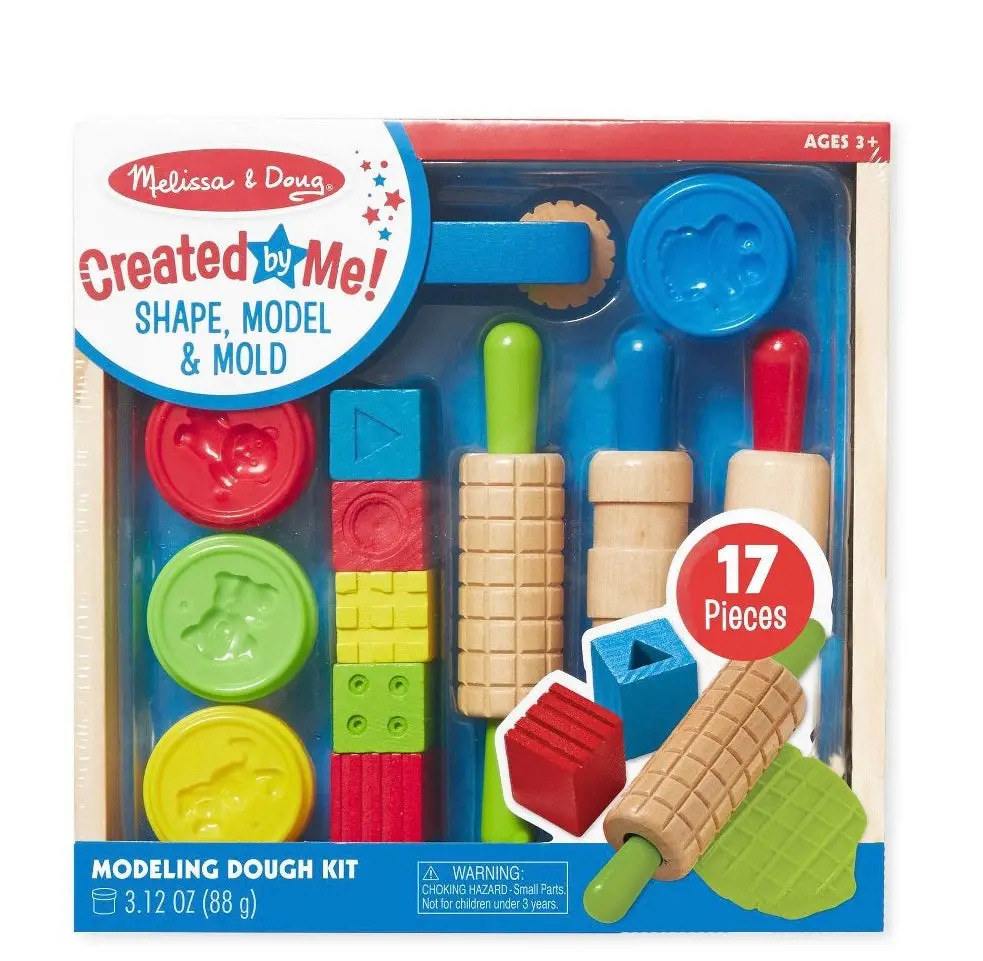 Melissa & Doug Shape, Model, And Mold Clay Activity Set - 4
Tubs Of Modeling Dough And Tools 1