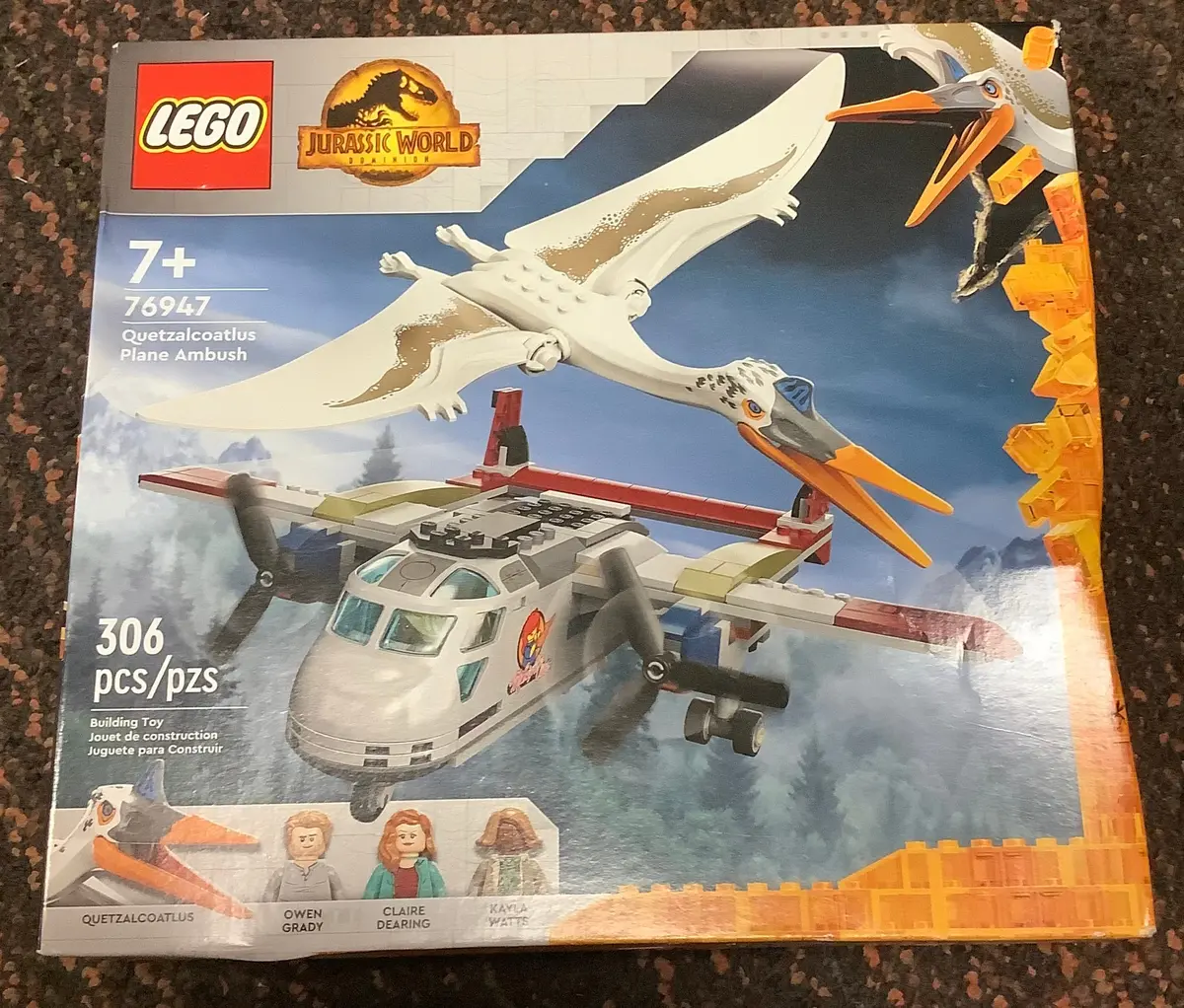 Lego 76947 Jurassic World Quetzalcoatlus Plane Ambush, As Is 1