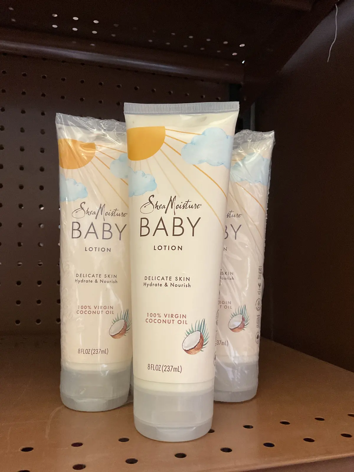Sheamoisture Baby Lotion 100% Virgin Coconut Oil Hydrate & Nourish For Delicate Skin - 8 Fl Oz 1