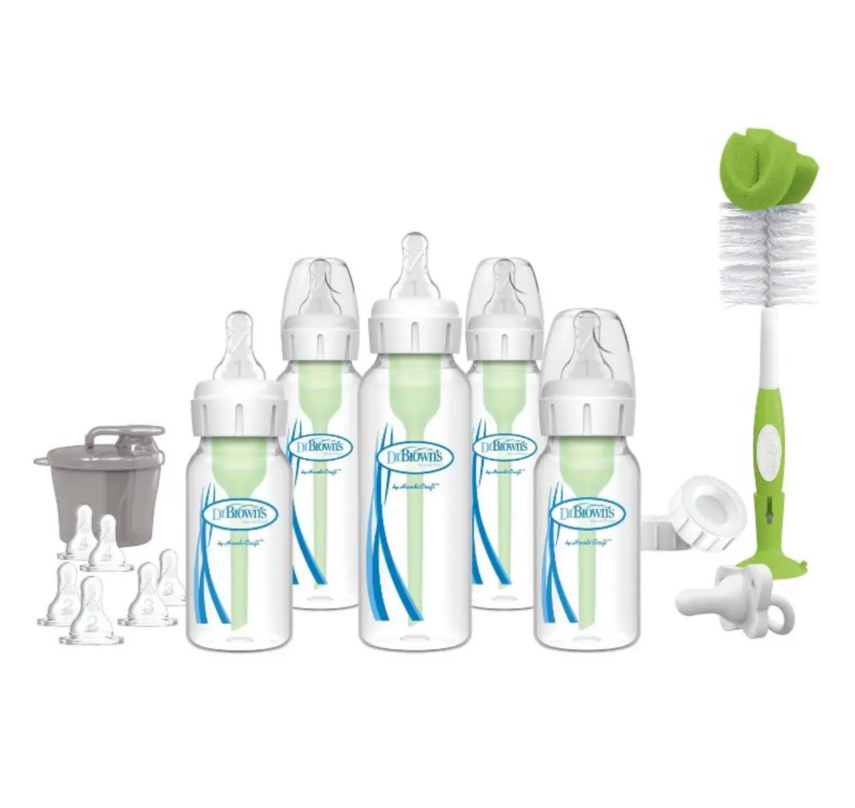 Dr. Brown's Anti-Colic Options+ Baby Bottle
0M+ Newborn Gift Set 1