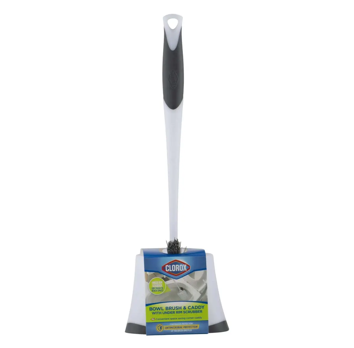 Clorox Corner Toilet Brush & Holder 1