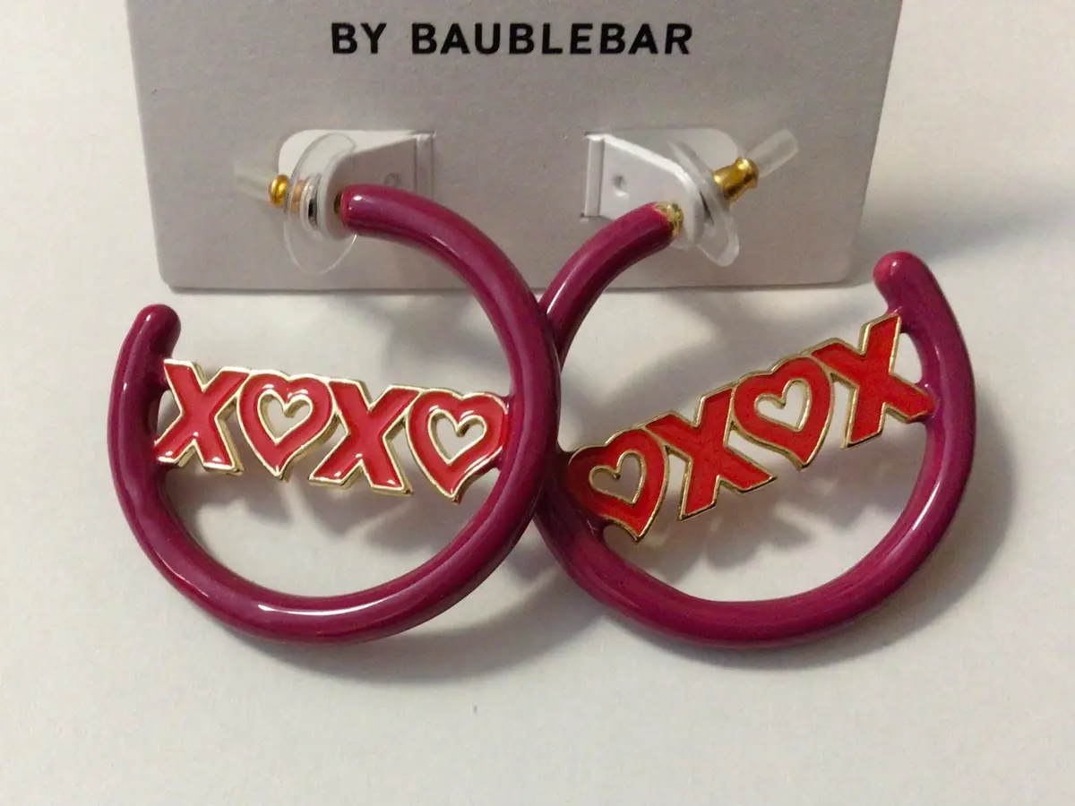 Xoxo Hoop Earrings 1