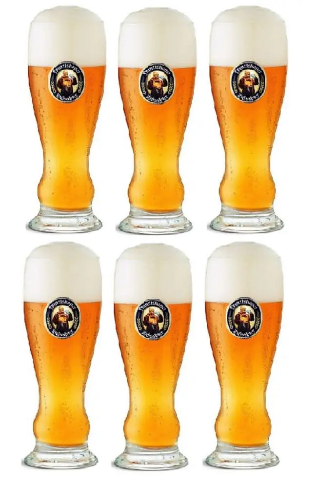 Franziskaner Weizen Bierglazen 330 Ml - 6 Stuks 1