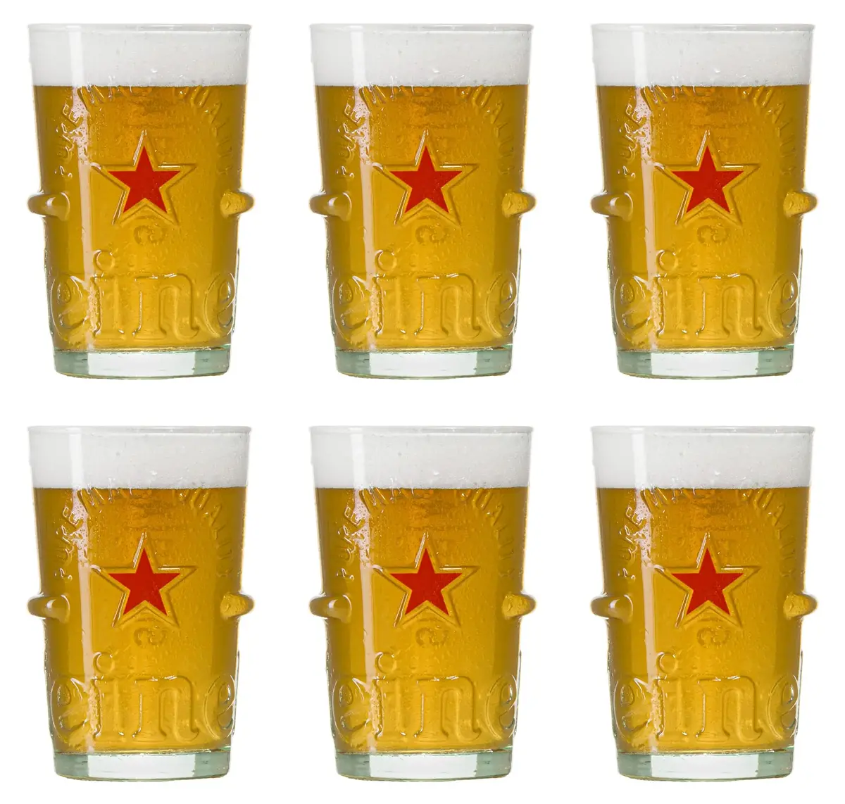 Heineken Bierglazen Silver - 250 Ml - 6 Stuks 1