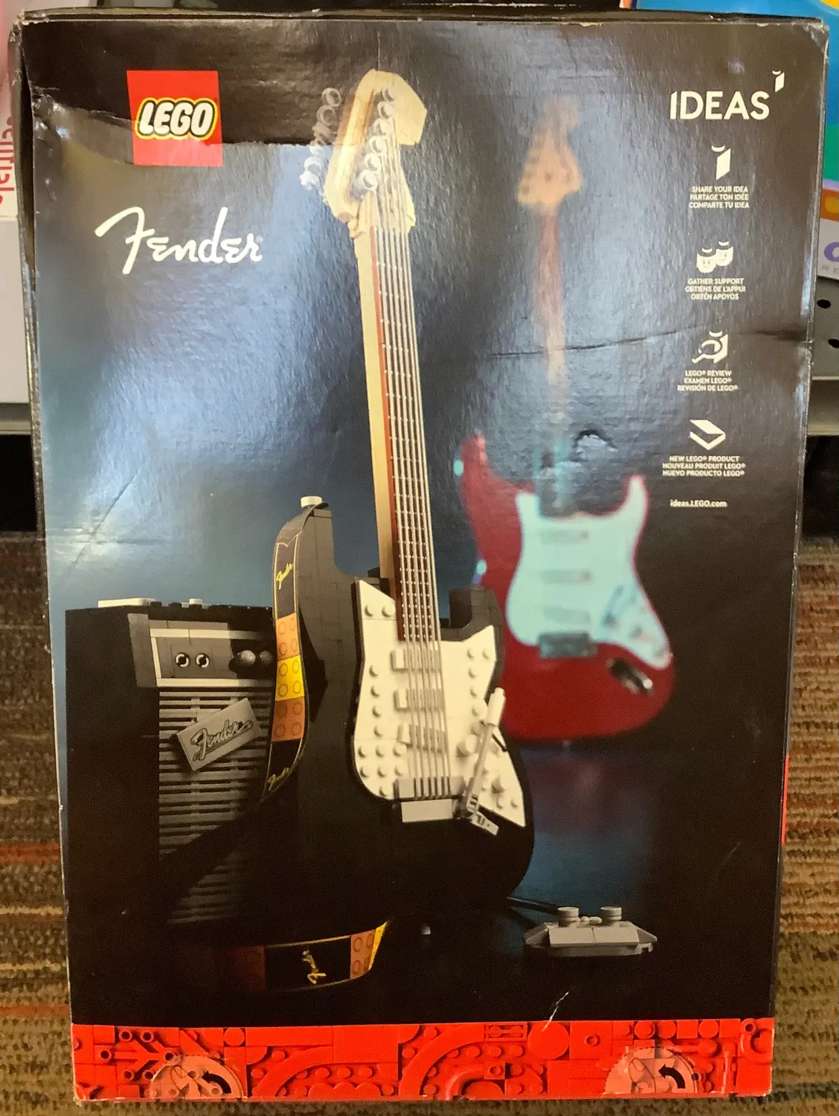 Lego Ideas Fender Stratocaster Guitar Set 21329 1