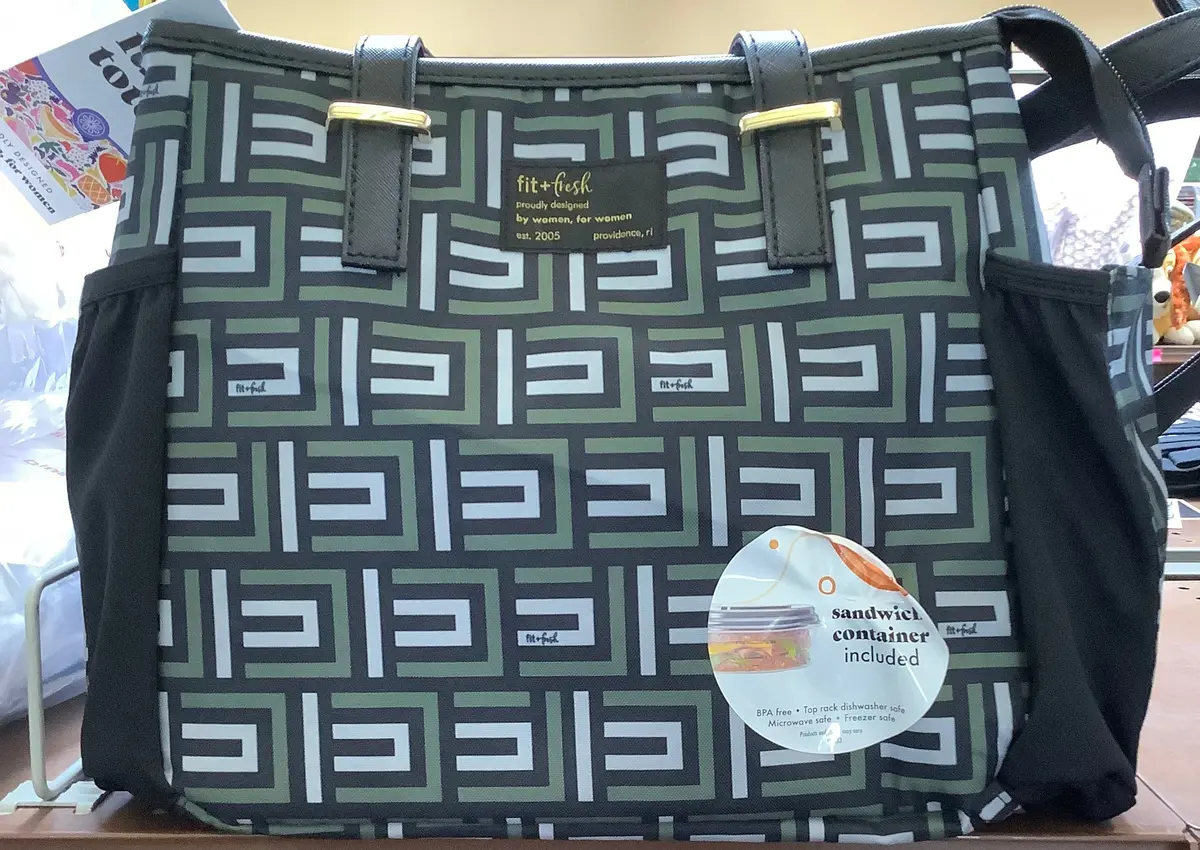 Fit & Fresh Copley Lunch Kit - Sage Monogram 1