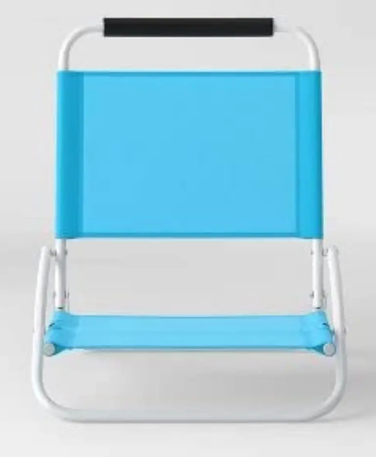 Folding Beach Chair Blue 1