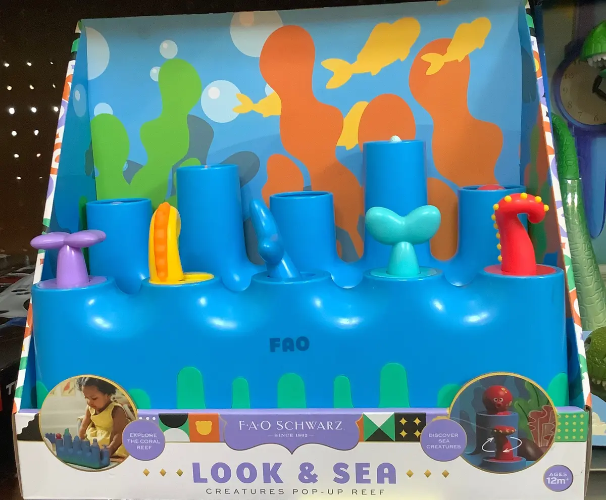 Fao Schwarz Look & Sea Creatures Pop-Up Reef-6Pc 1