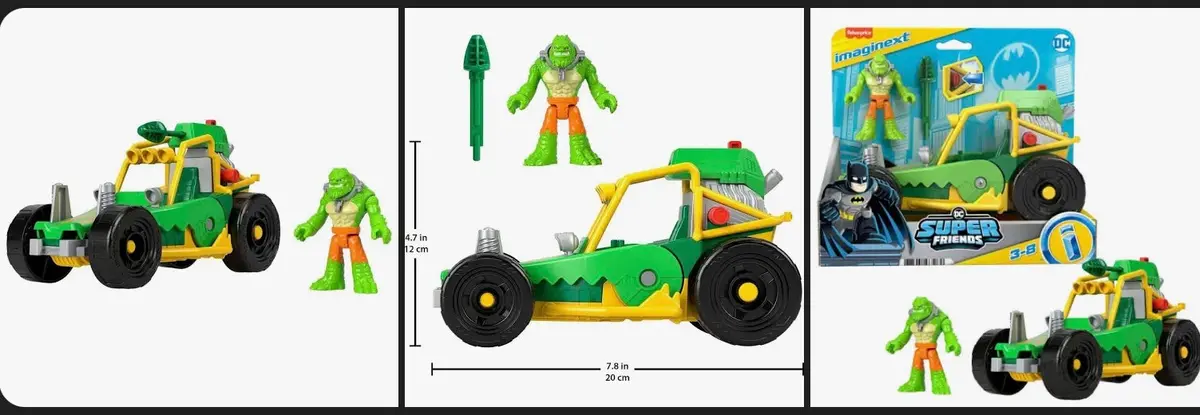 Imaginext Dc Super Friends Killer Croc Buggy 1