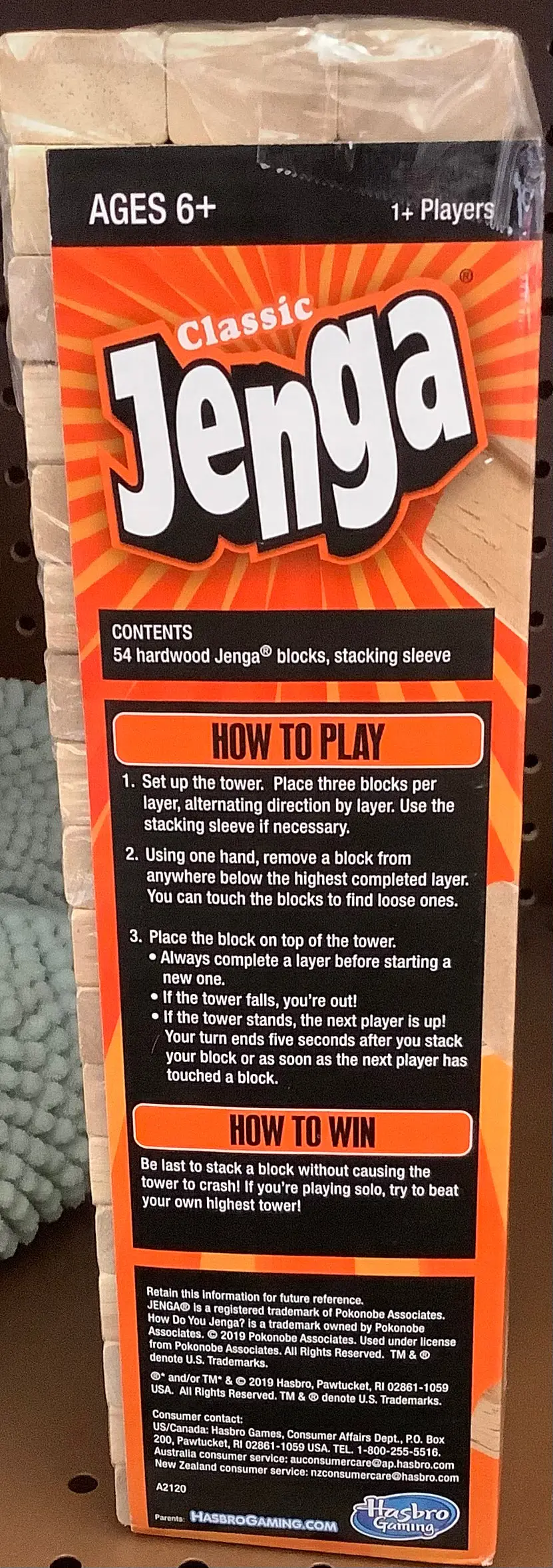 Jenga Hasbro Gaming (Classic Size Edition) 1