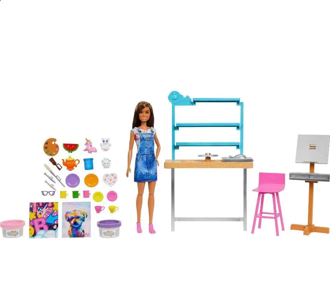 Barbie Relax & Create Art Studio Playset 1