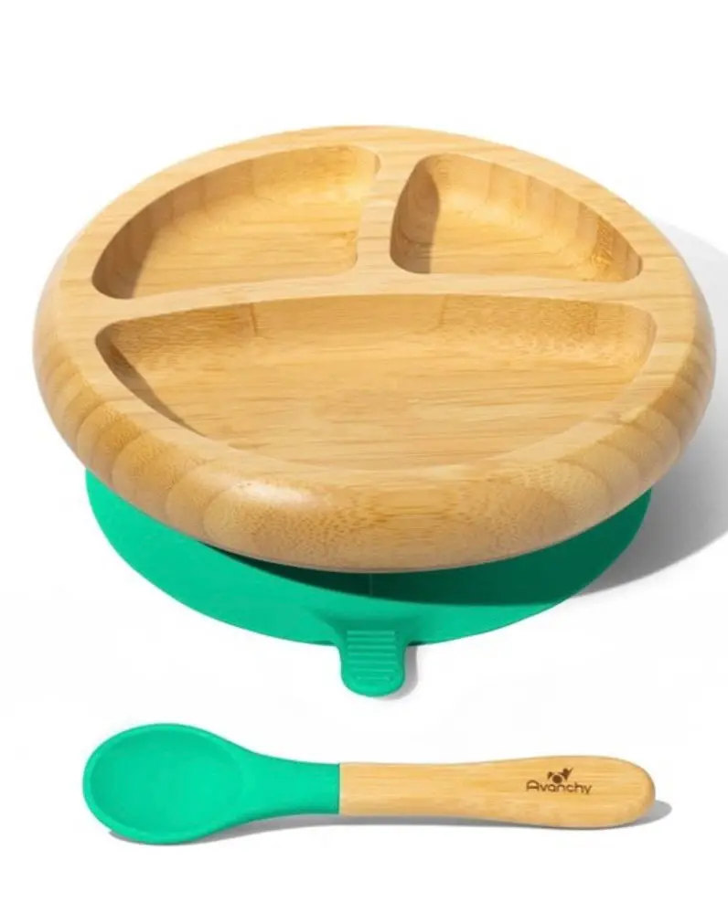 Avanchy Bamboo Baby Plate 1