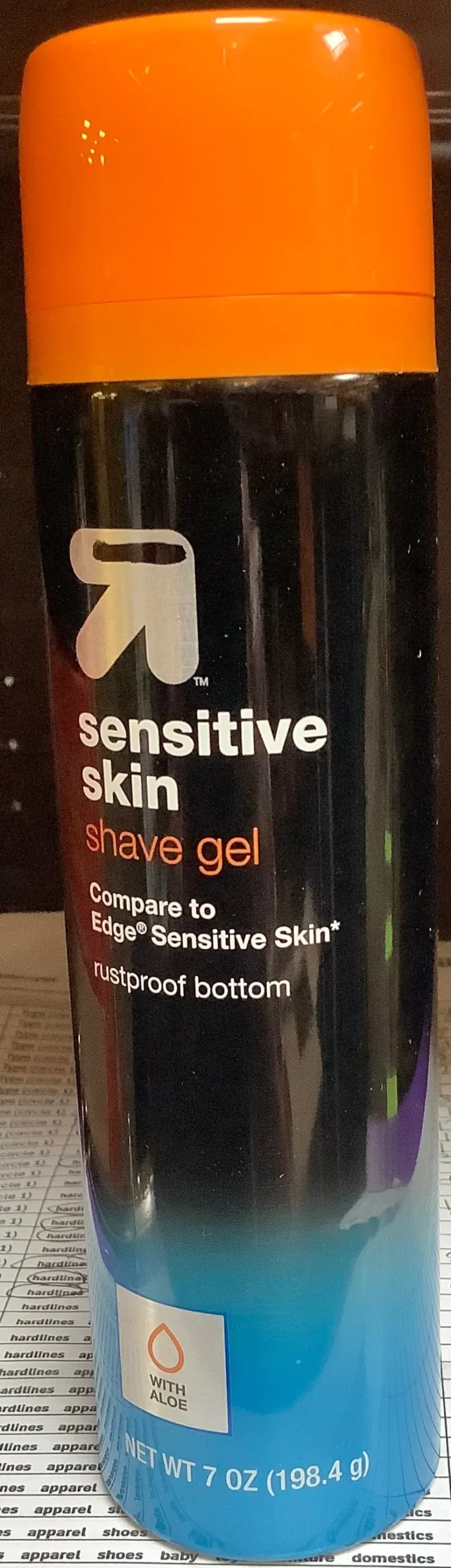 Men's Shave Gel For Sensitive Skin - Aloe - 7Oz 1