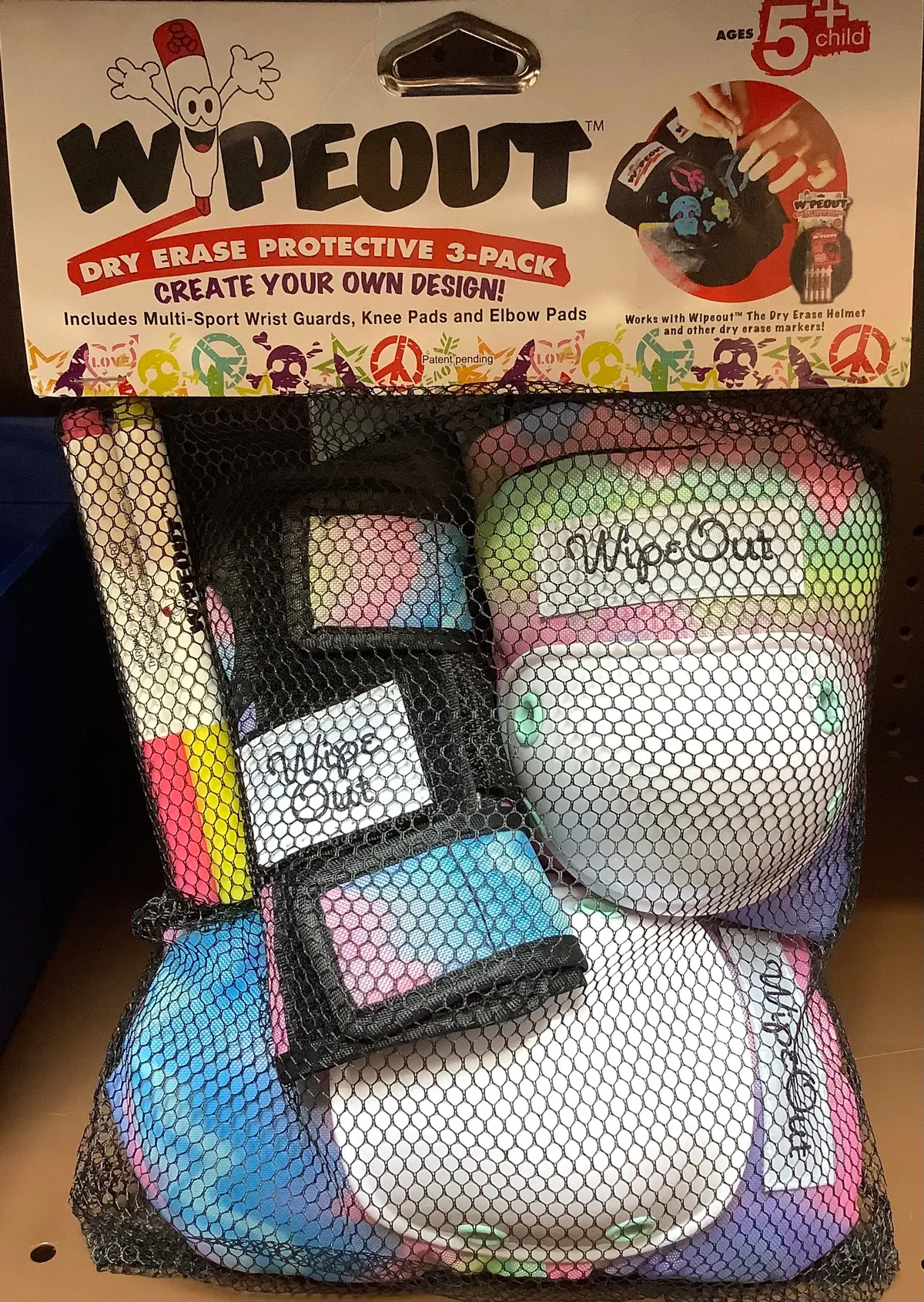Wipeout Dry Erase Kids' Pad Set 3Pk - Groovy 1