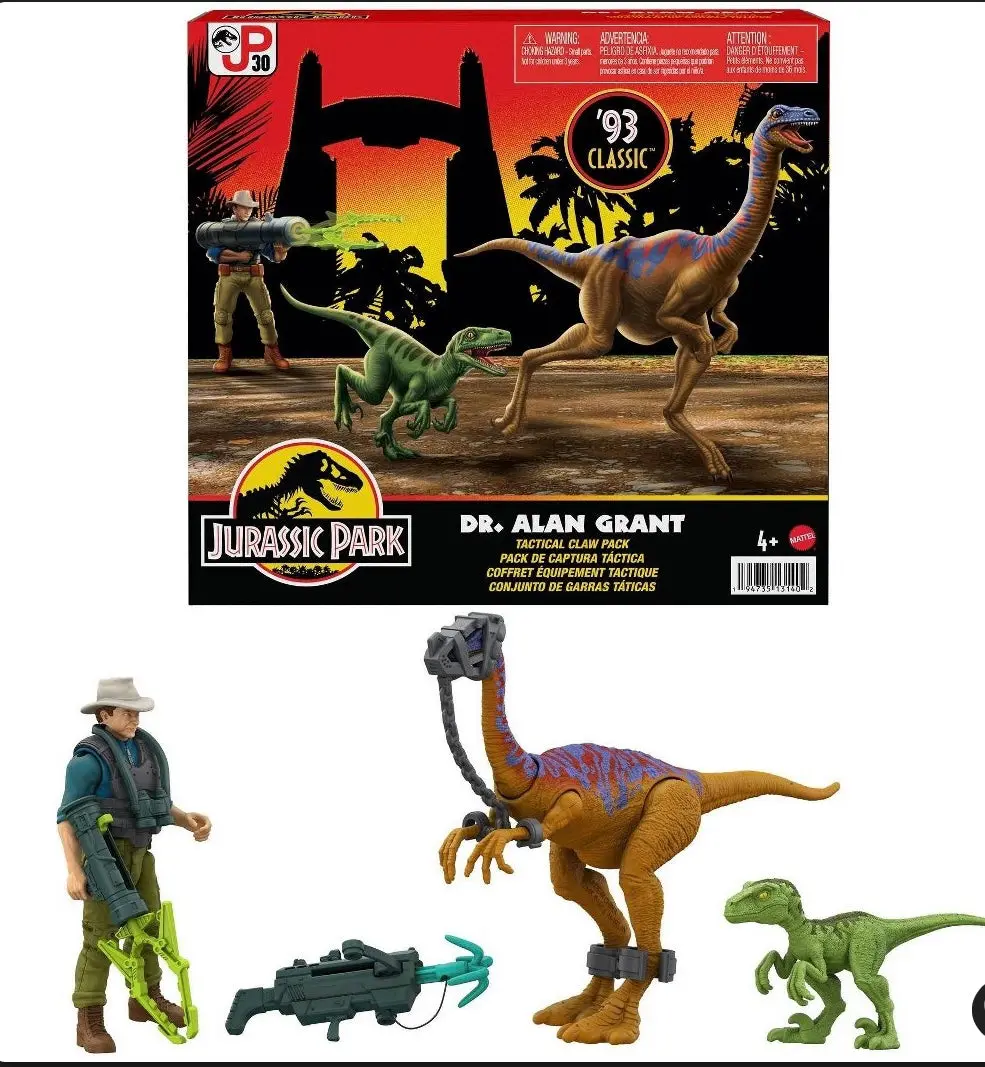 Jurassic Park Dr. Alan Grant Tactical Claw Pack 1