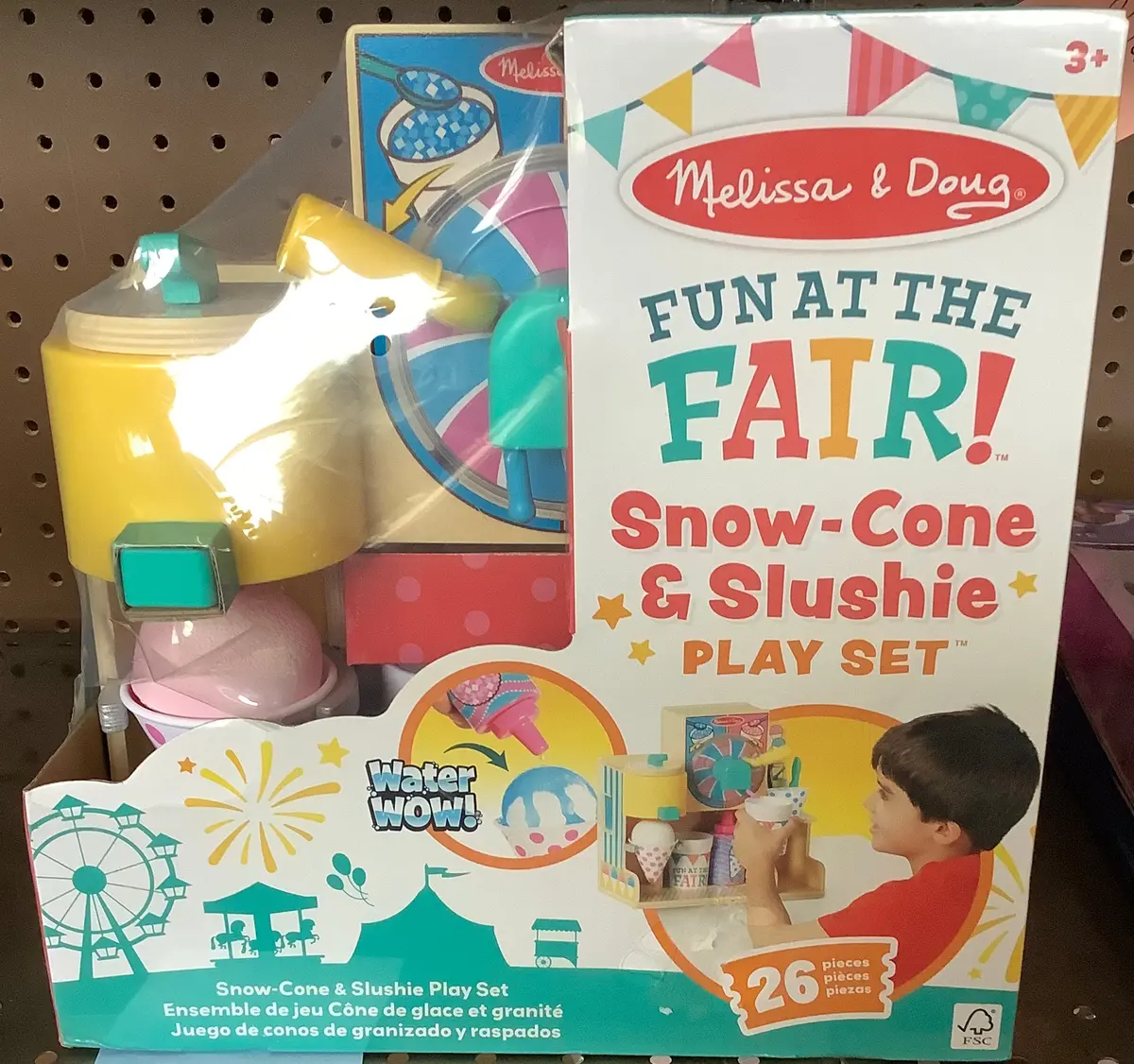 Melissa & Doug Fun At The Fair! Wooden Snow-Cone And Slushie Play Food Set 1