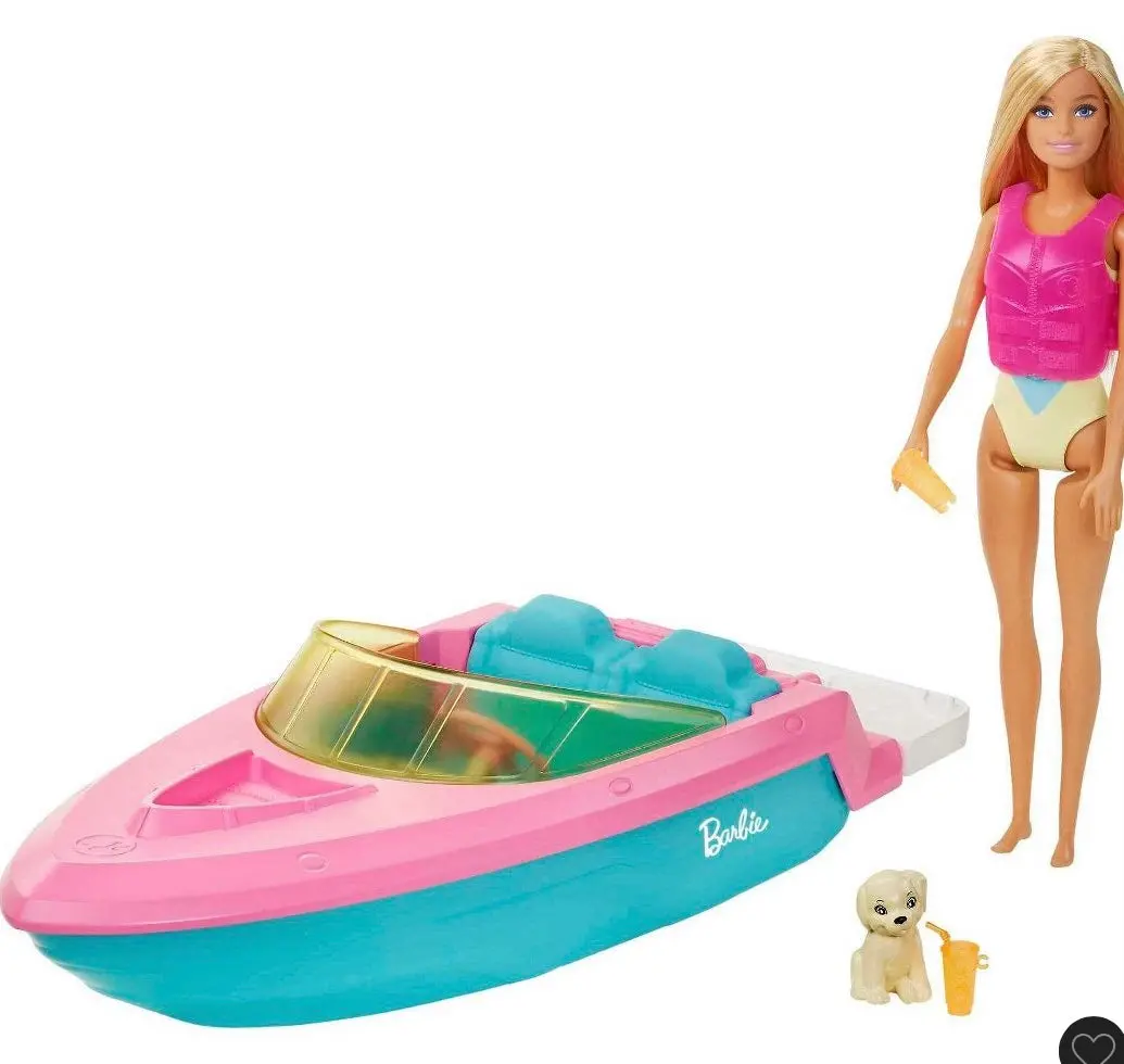 Barbie Doll & Boat Playset 1
