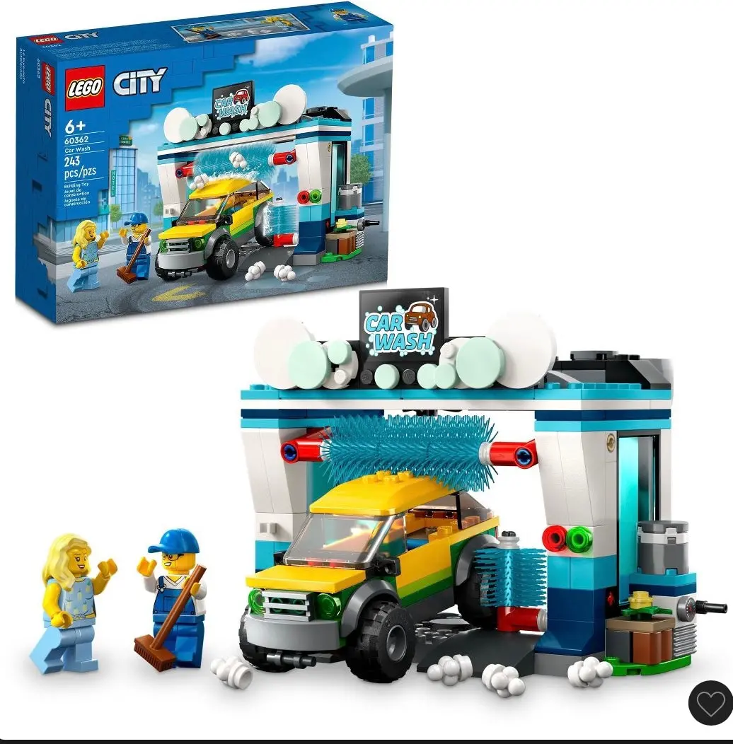 Lego City Car Wash Pretend Building Toy Set 60362 1