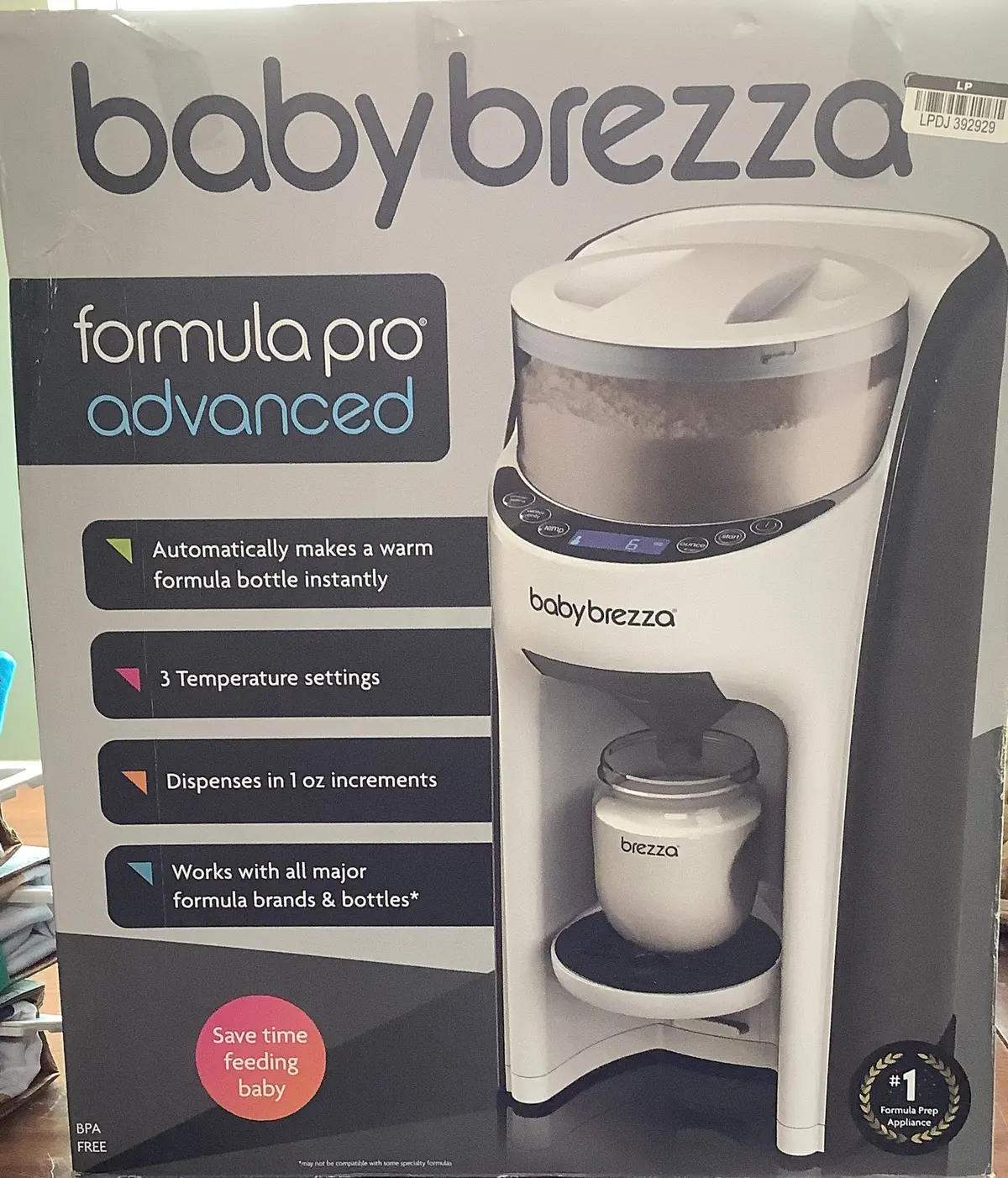 Baby Brezza Formula Pro Advanced Formula Dispenser
- White 1
