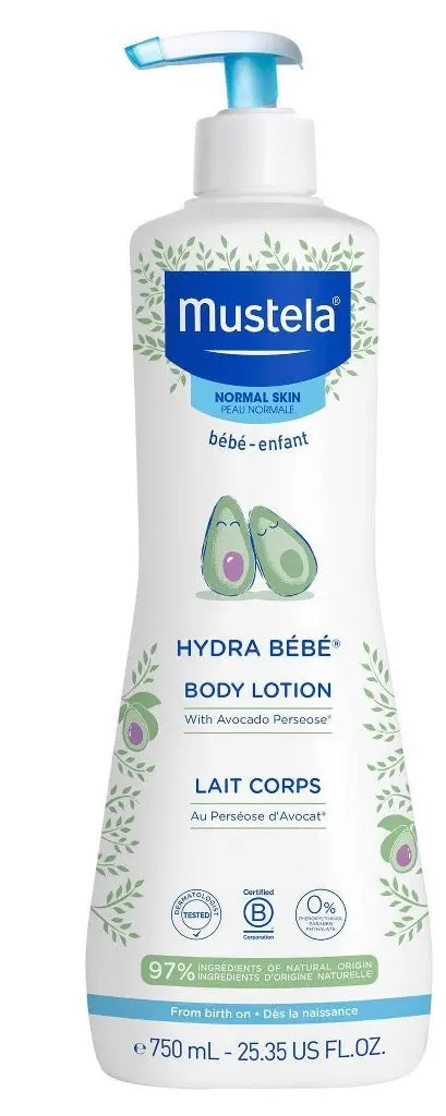Mustela Hydra Bebe Baby Body Lotion - 25.36 Fl Oz 1