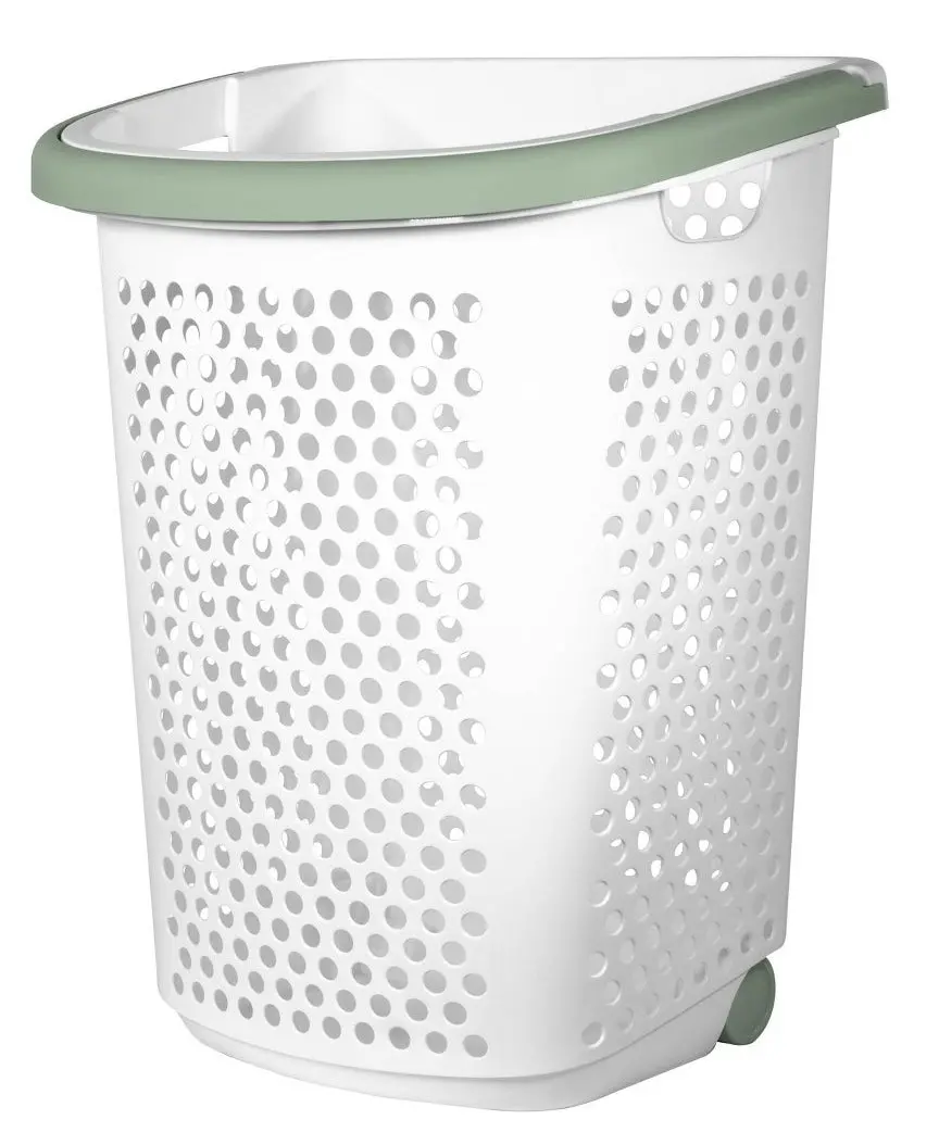 Rolling Laundry Hamper White5.99 1