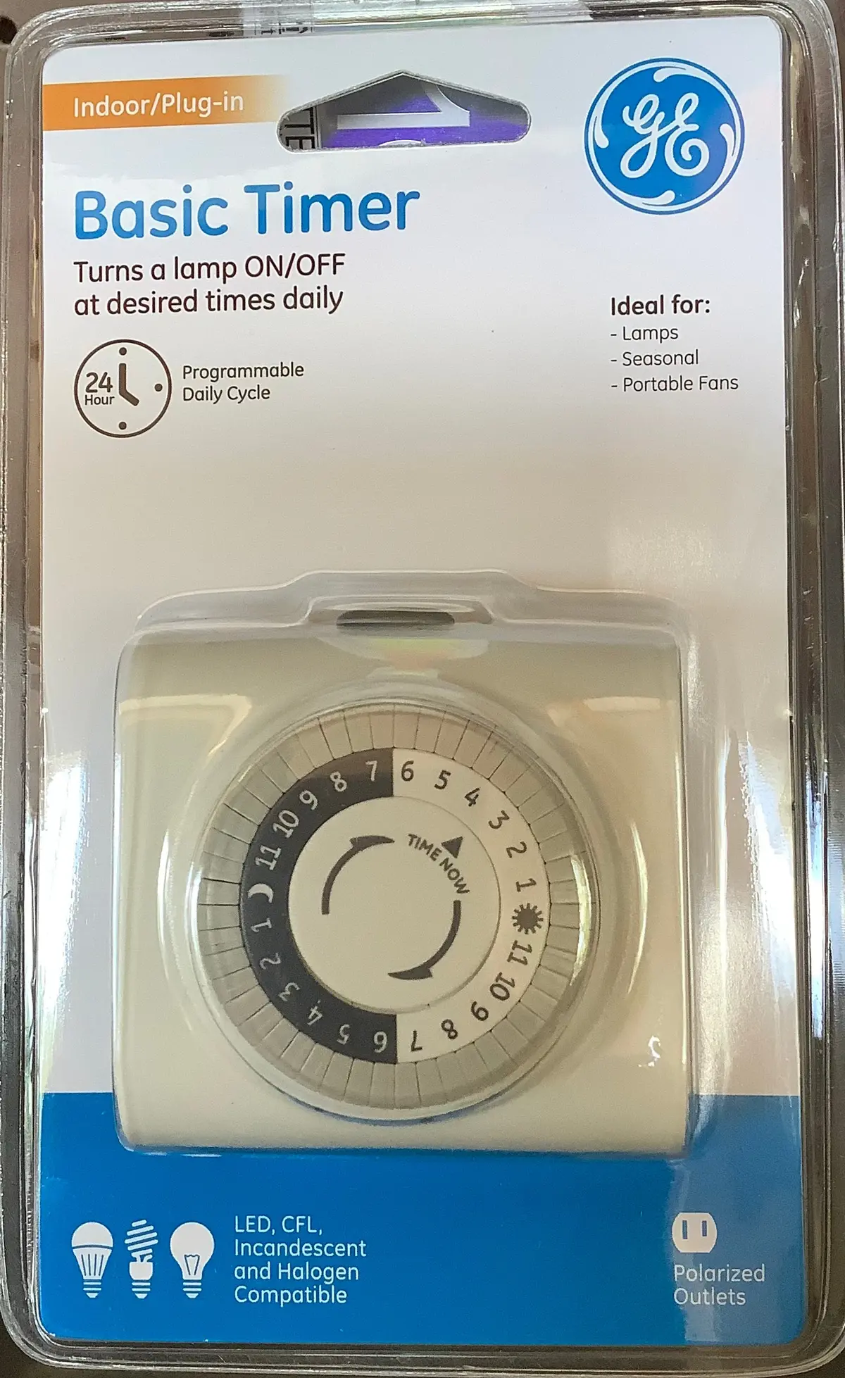 Ge Indoor Mechanical Timer 24Hr With 1 Outlet 1