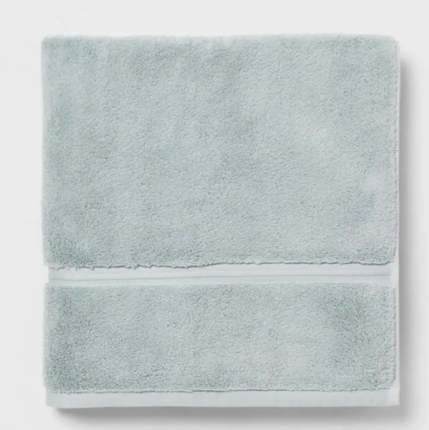 Spa Plush Bath Towel Light Blue 1
