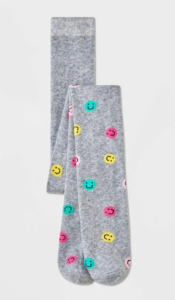 Girls' Cotton Smile Tights 1