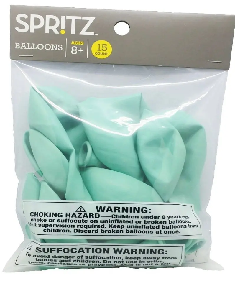 15Ct Mint Green Balloons 1