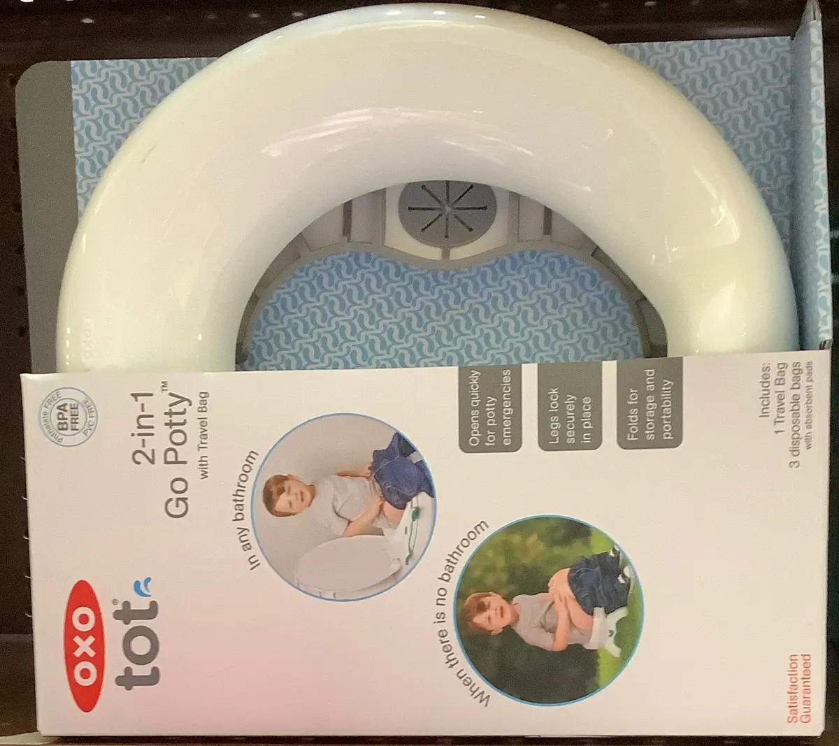 Oxo Tot 2-In-1 Go Potty - Gray 1