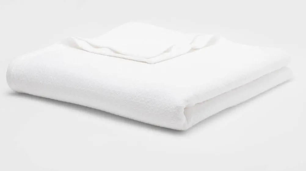 Twin/Twin Xl 100% Cotton Bed Blanket White 1