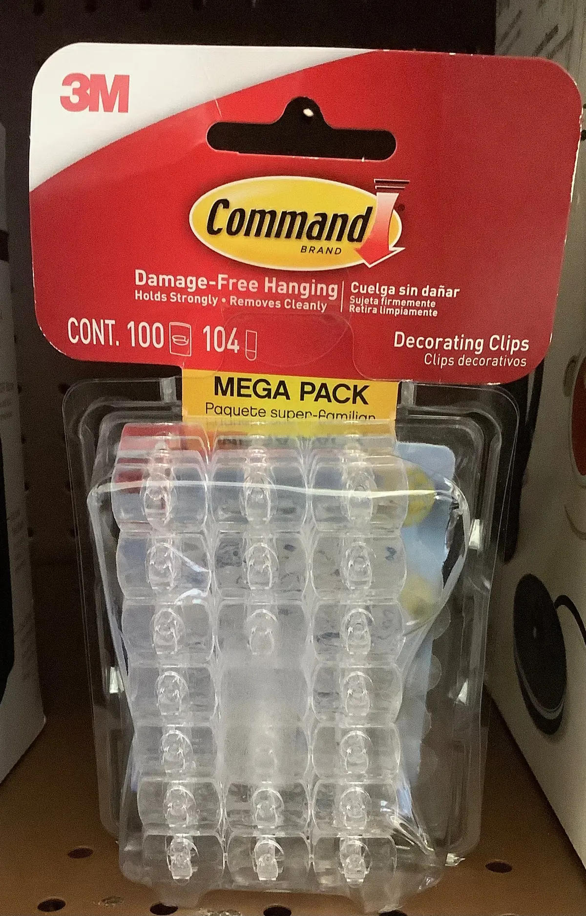 Command Decorating Clips Clear 1