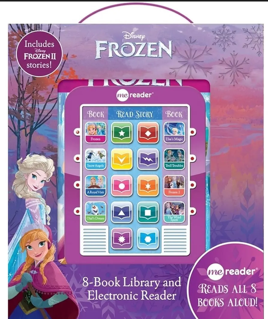 Pi Kids Frozen And Frozen Ii Electronic Me Reader And 8-Book Library Boxed Set 1