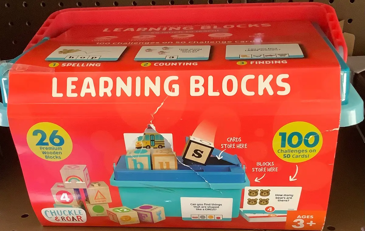 Chuckle & Roar Abc Learning Blocks Set - 76Pc 1