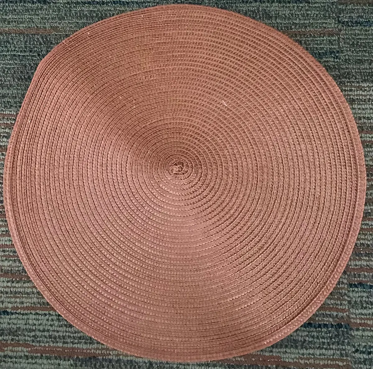 Polyround Charger Placemat Orange 1