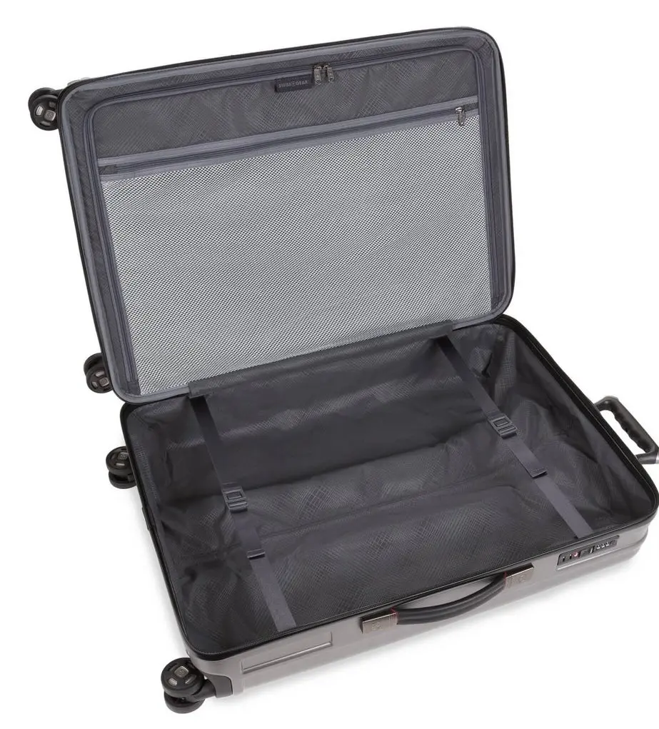 Swissgear Ridge Hardside Large Checked Suitcase - Gray 1