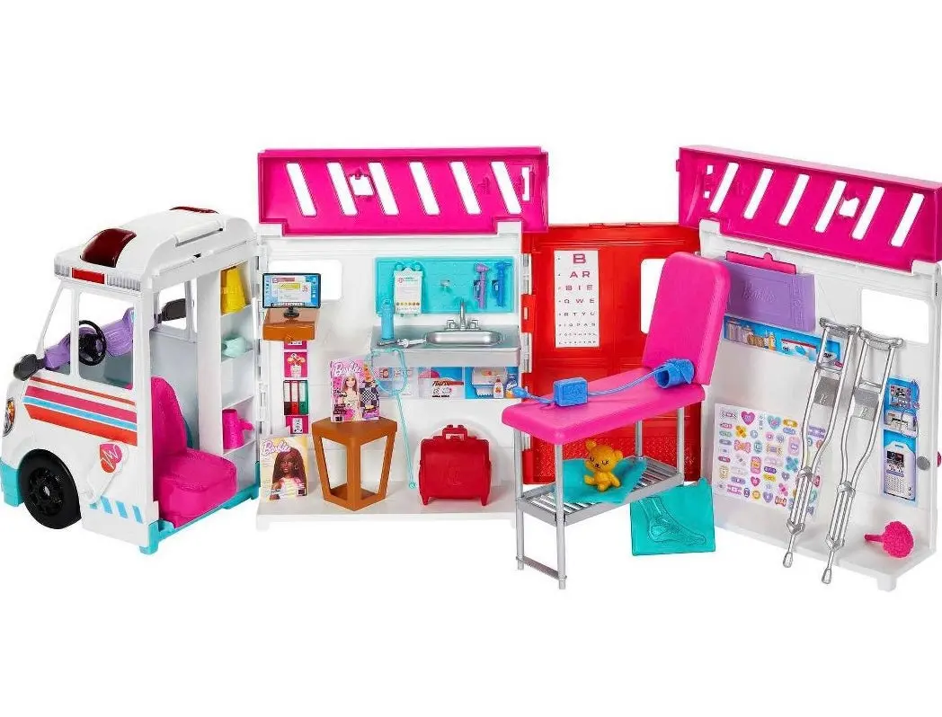 Barbie Transforming Ambulance And Clinic Playset 1