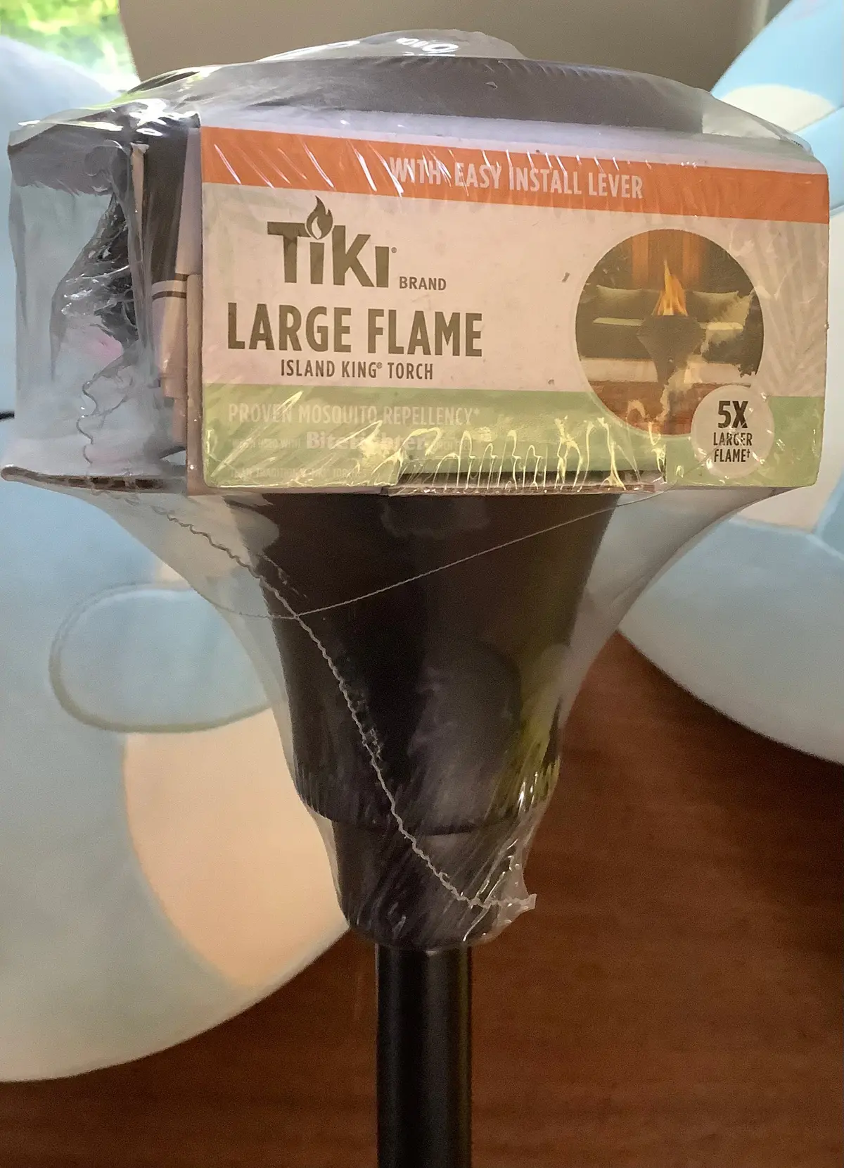 Tiki 65" Island King Outdoor Torch Black 1