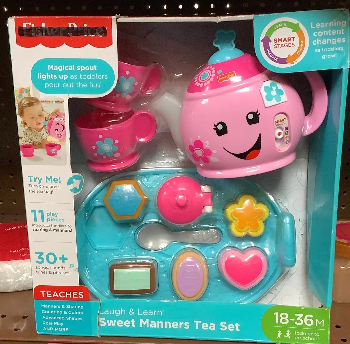 Damaged Box!!! Fisher-Price Laugh And Learn Sweet Manners Tea Set 1