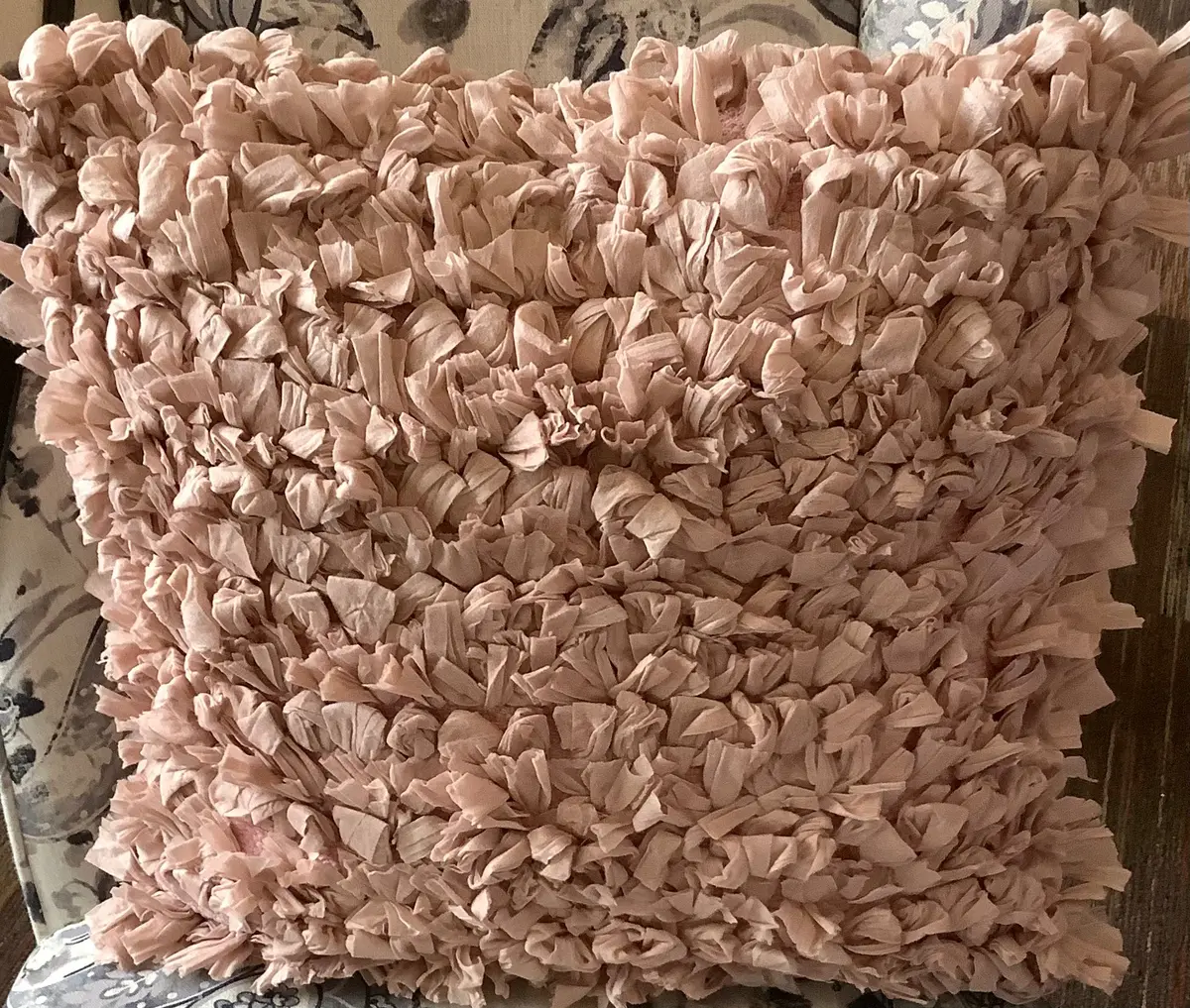 20 X 20 Blush Throw Pillow 1