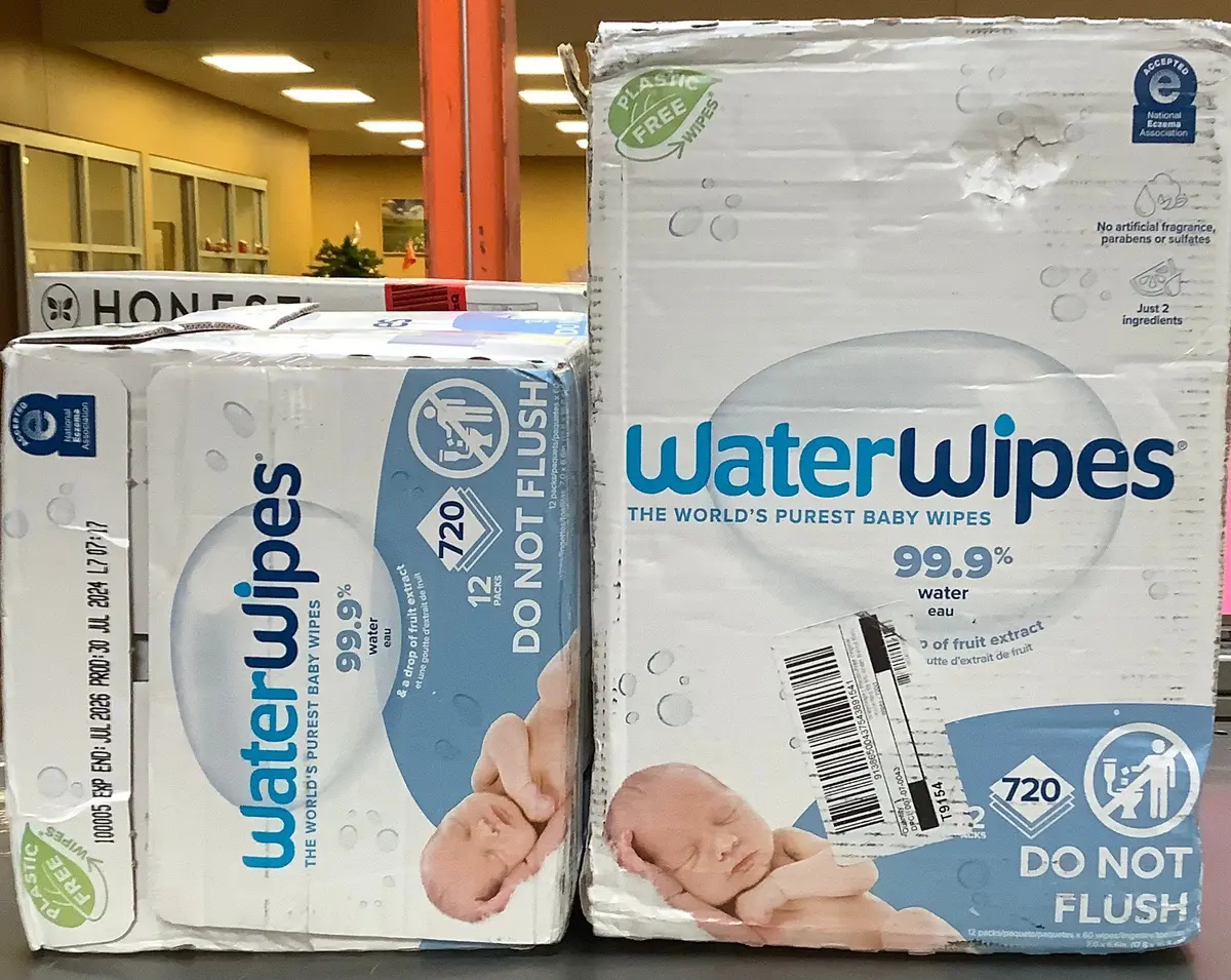 Waterwipes Plastic-Free Original Unscented
99.9% Water Based Baby Wipes - 720Ct 1
