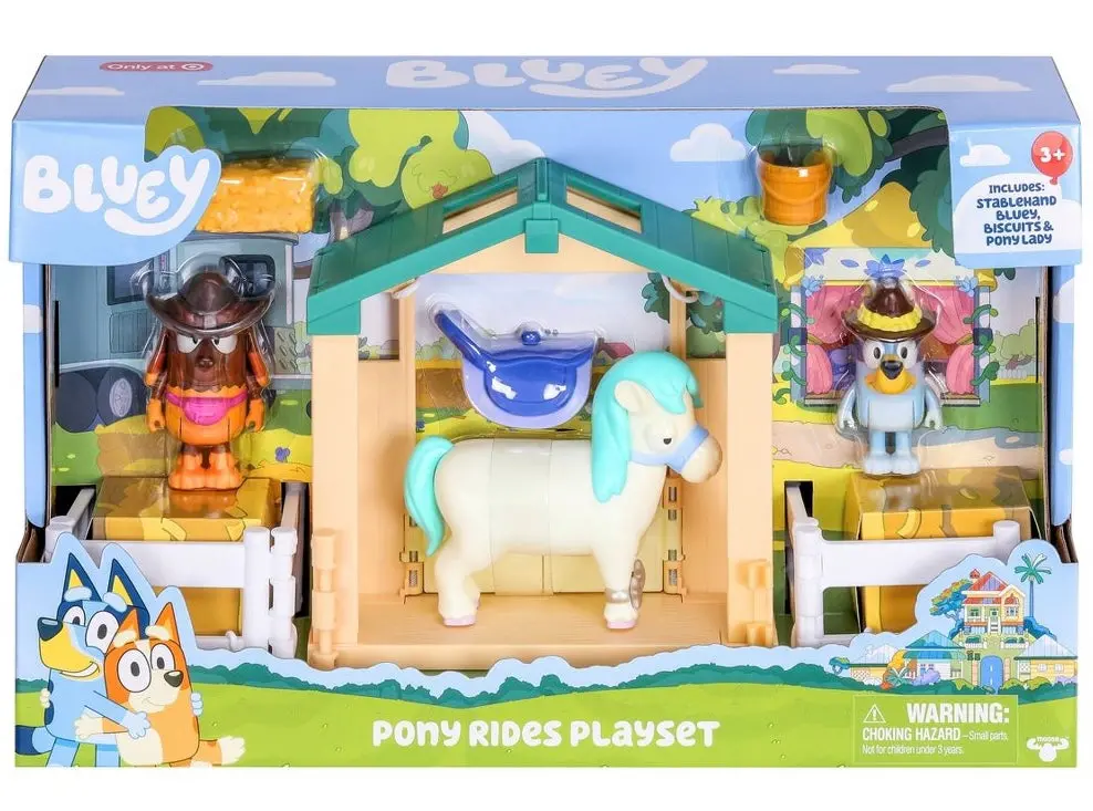Bluey Pony Rides Playset 1