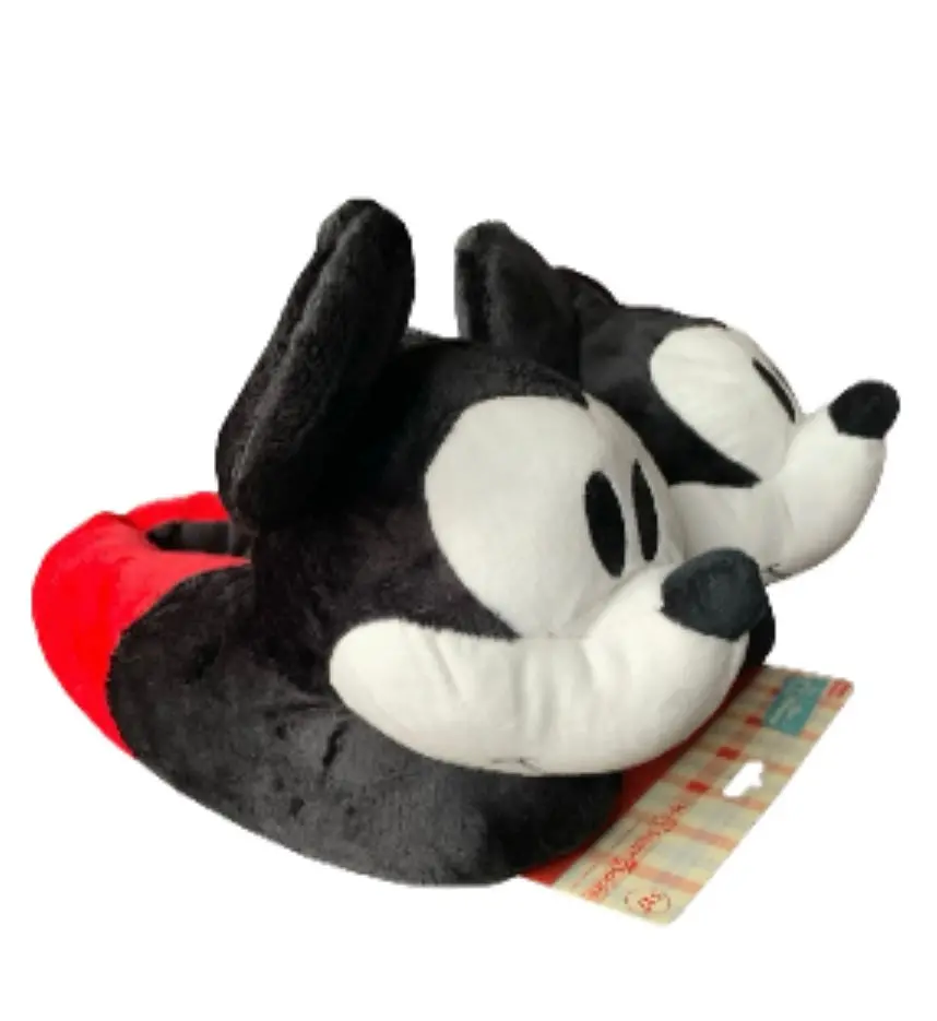 Disney 100 Men’S Mickey Slipper Socks Size 10-13 1