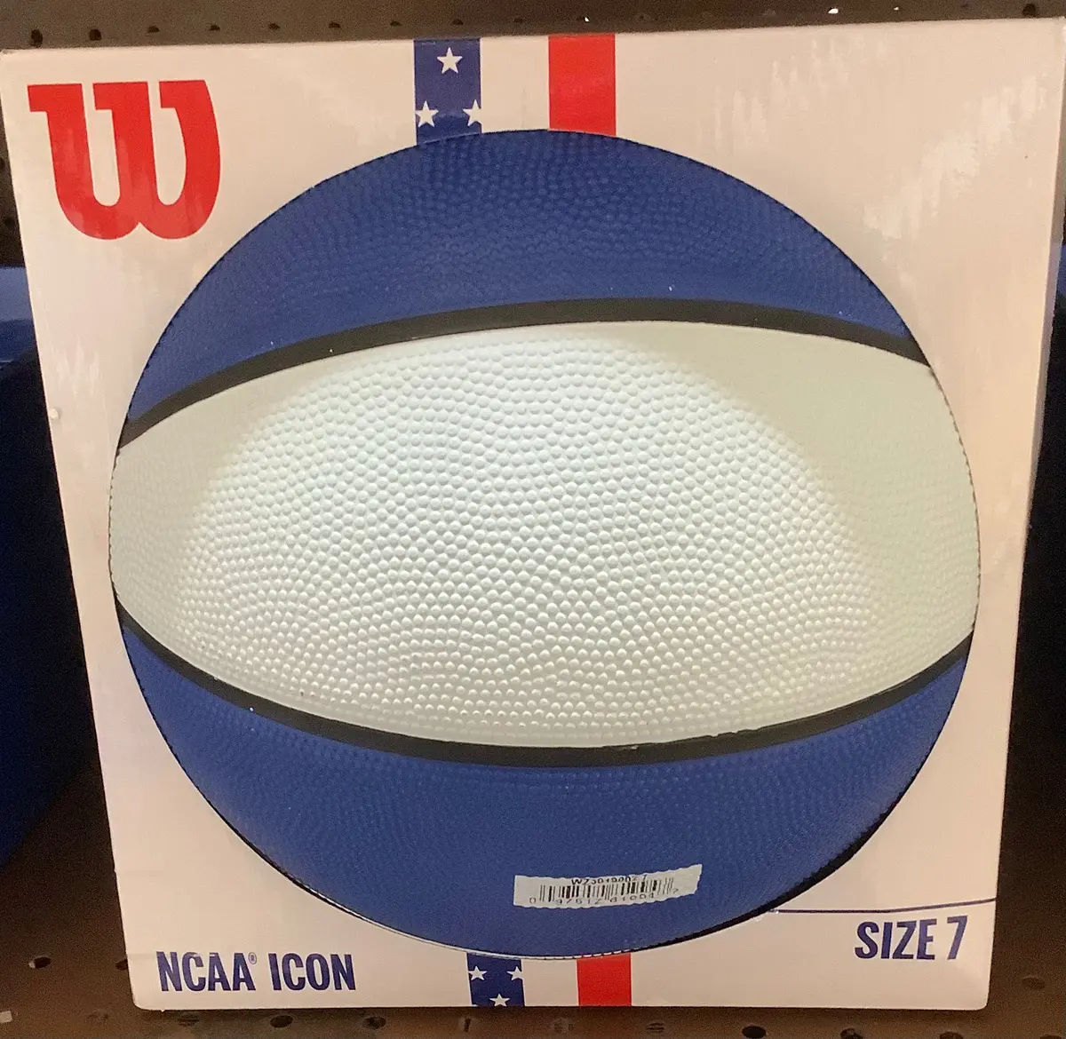 Wilson Ncaa 29.5" Basketball - Red/White/Blue 1