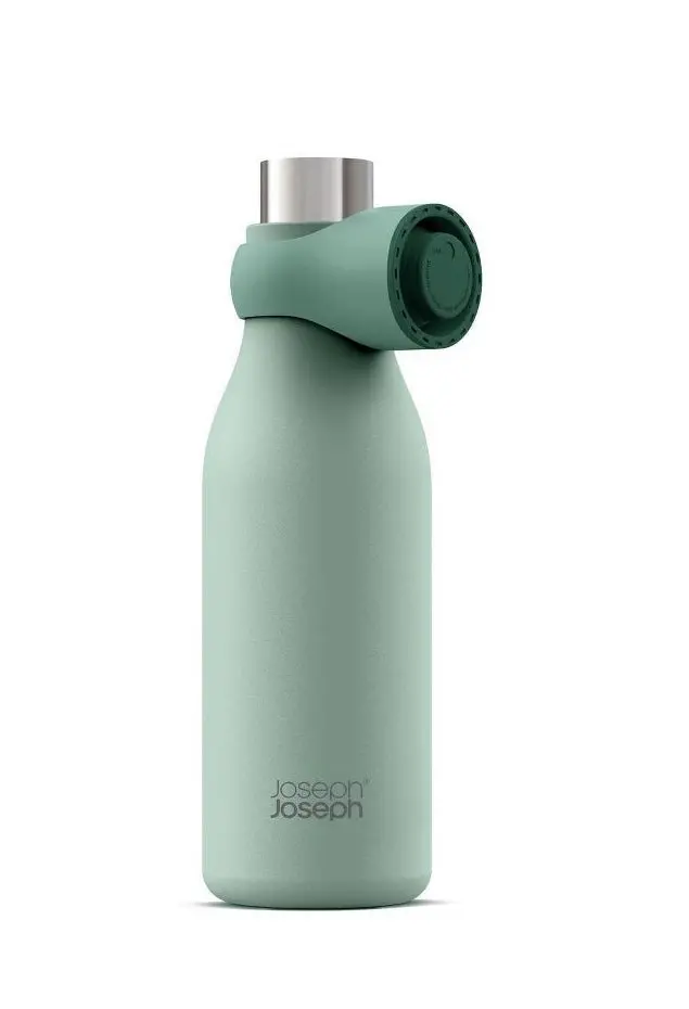 Joseph Joseph 17Oz Vacuum Insulated Stainless Steel Water
Bottle With Carrying Loop Green 1