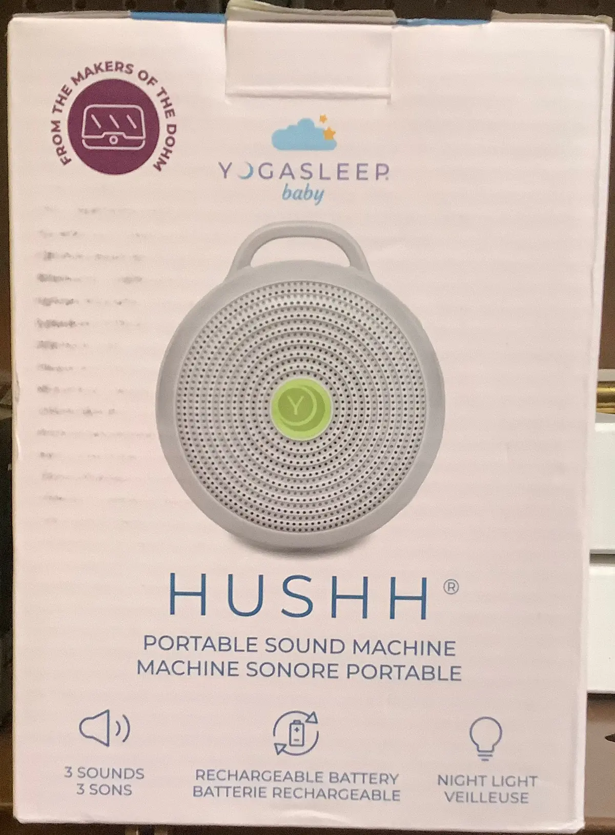 Yogasleep Hushh For Baby Portable Sound Machine 1
