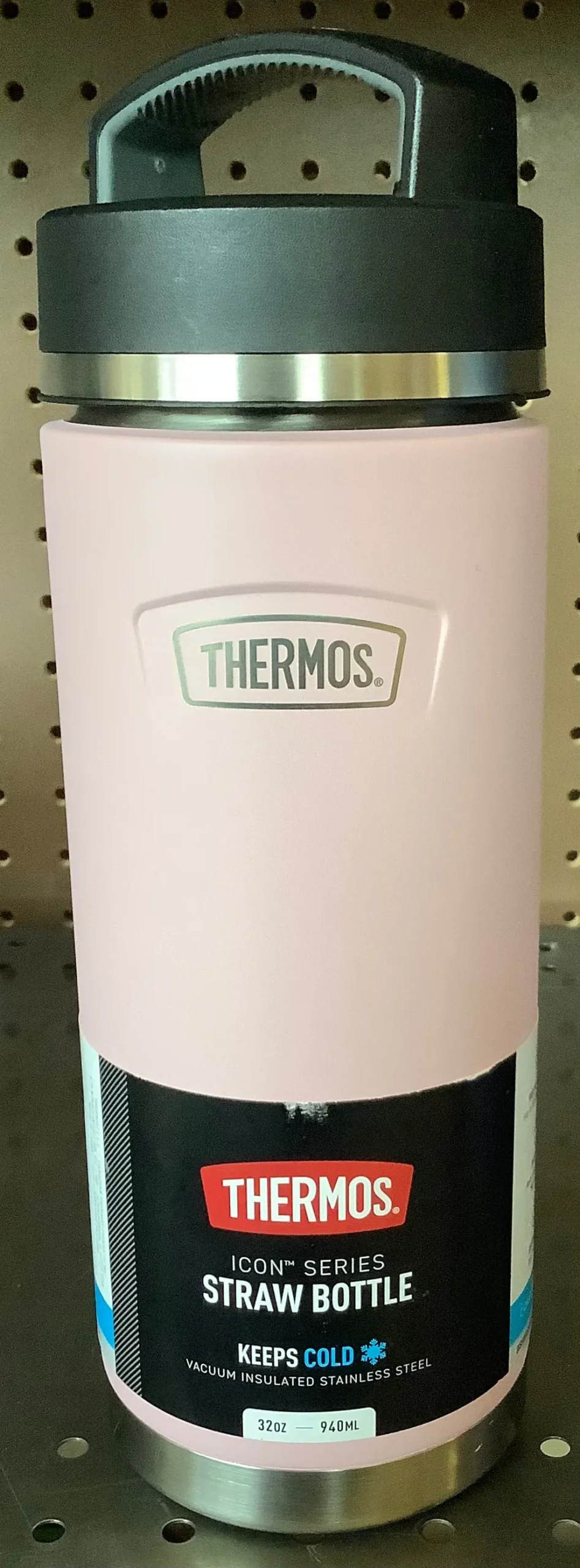 Thermos 32Oz Stainless Steel Hydration Bottle Pink 1